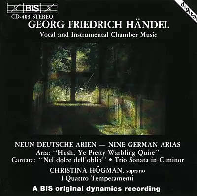 Händel - Nine German Arias
