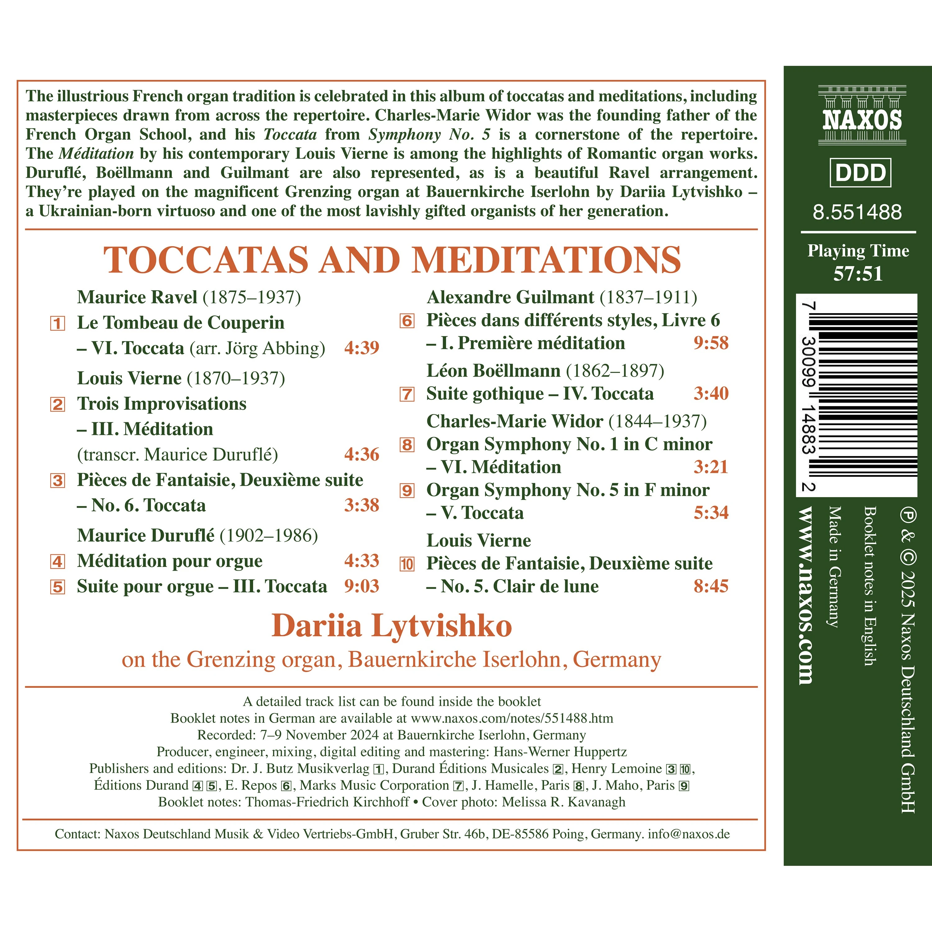 Toccatas and Meditations
