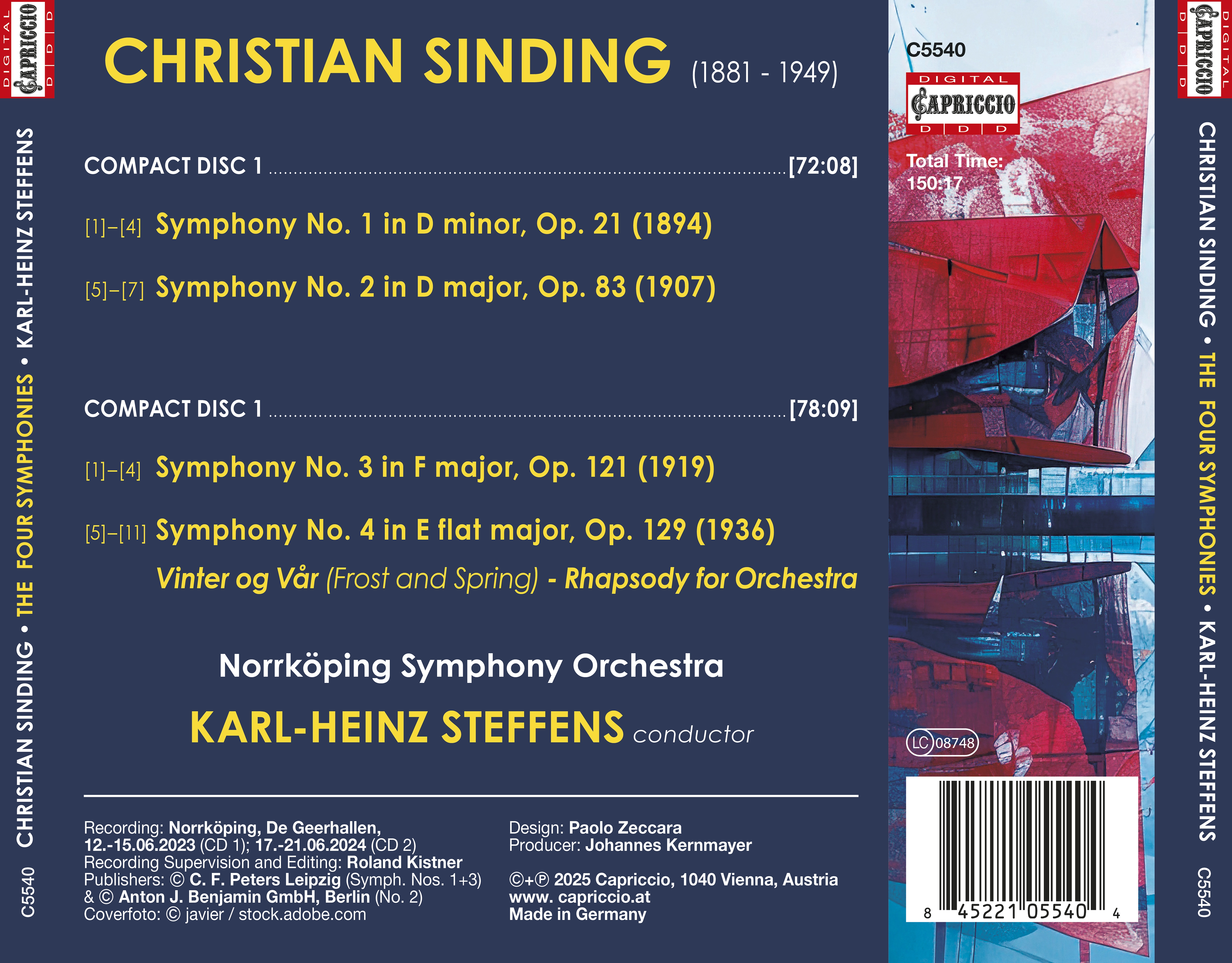 Christian Sinding: The Symphonies