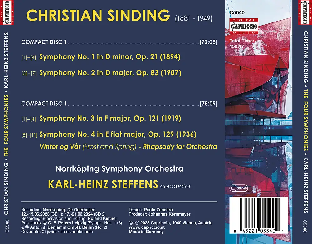 Christian Sinding: The Symphonies