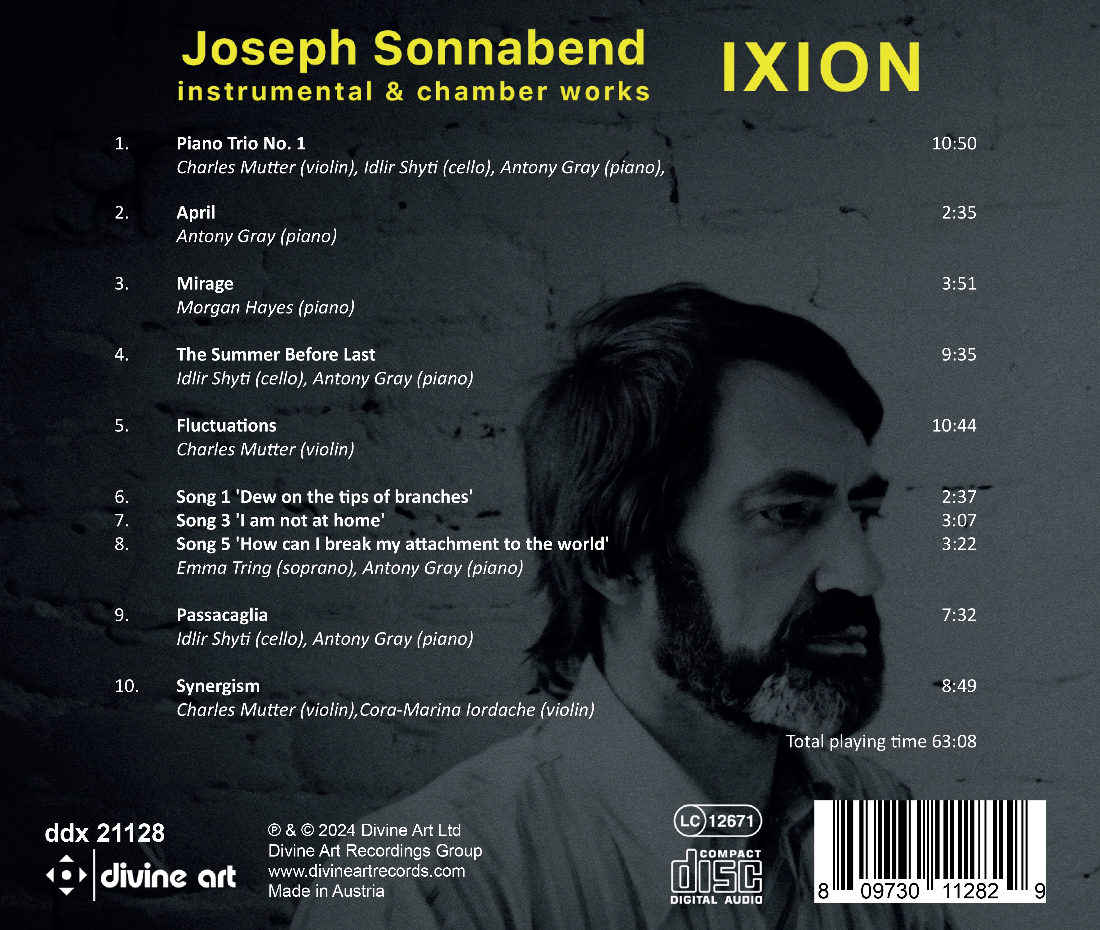 Joseph Sonnabend: Instrumental and Chamber Works