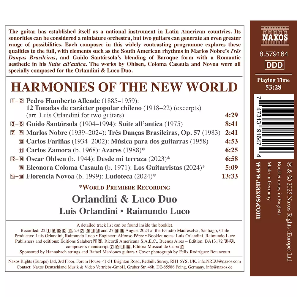Harmonies of the New World