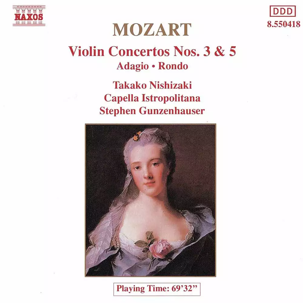 Mozart: Violin Concertos Nos. 3 and 5
