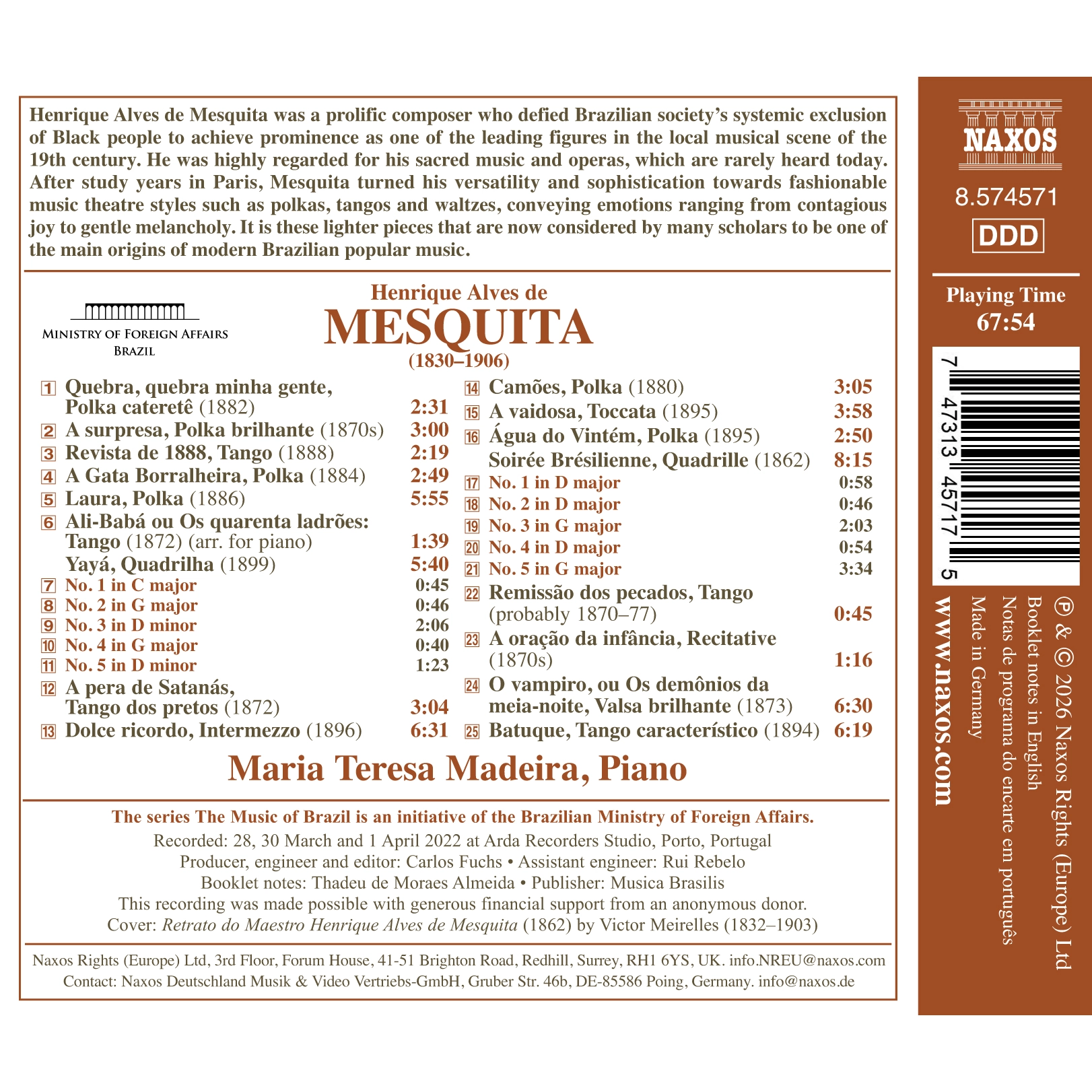 Mesquita: Piano Works