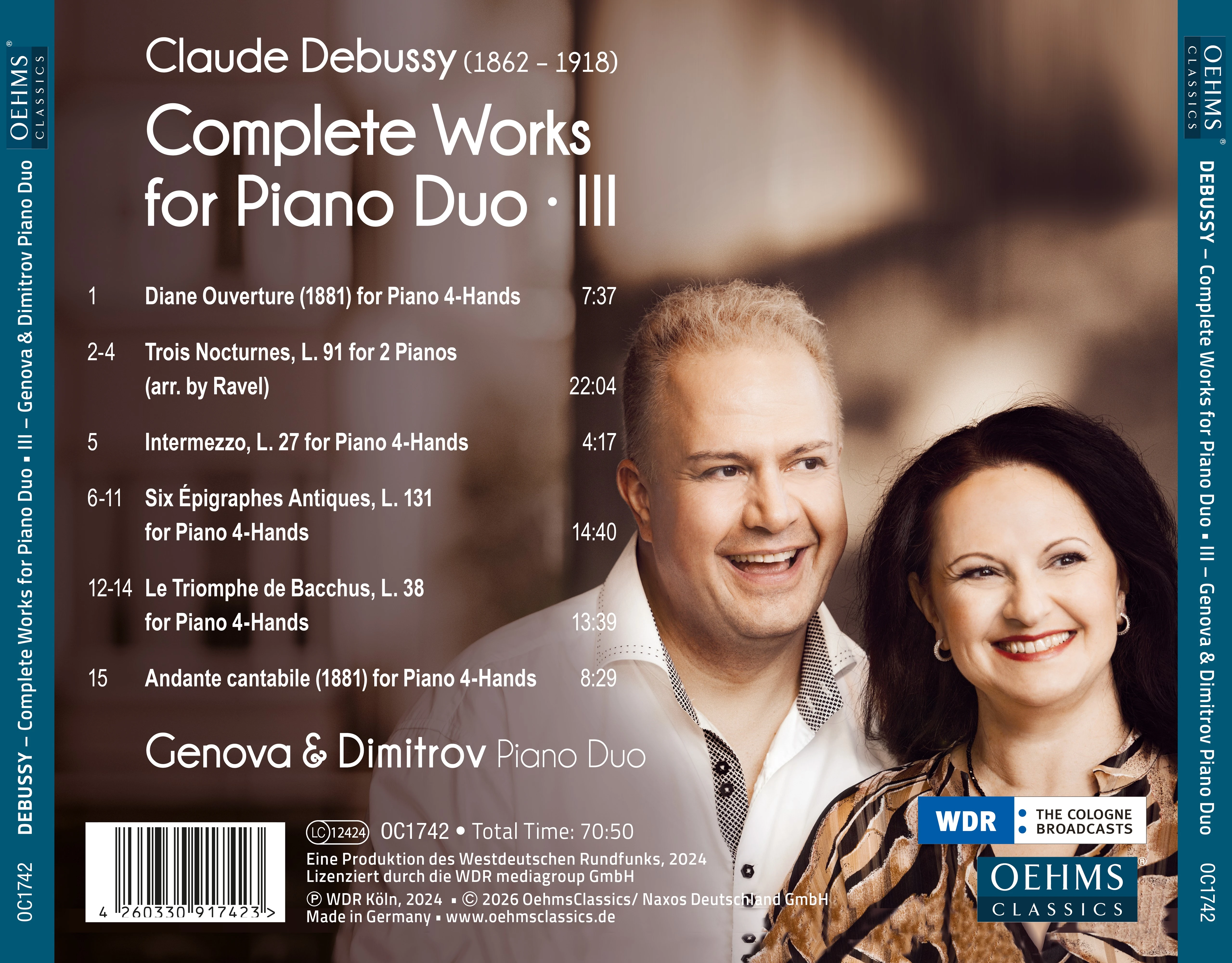 Debussy - Complete Works for Piano Duo Vol. 3