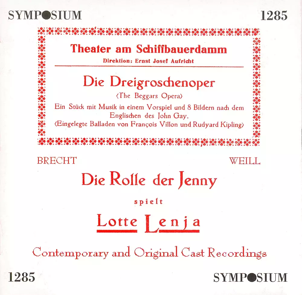 Weill: The Threepenny Opera