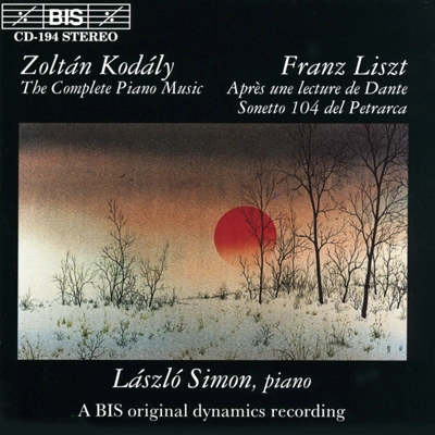 Piano Music by Kodály and Liszt