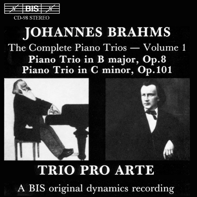 Brahms - Piano Trios, Vol.1