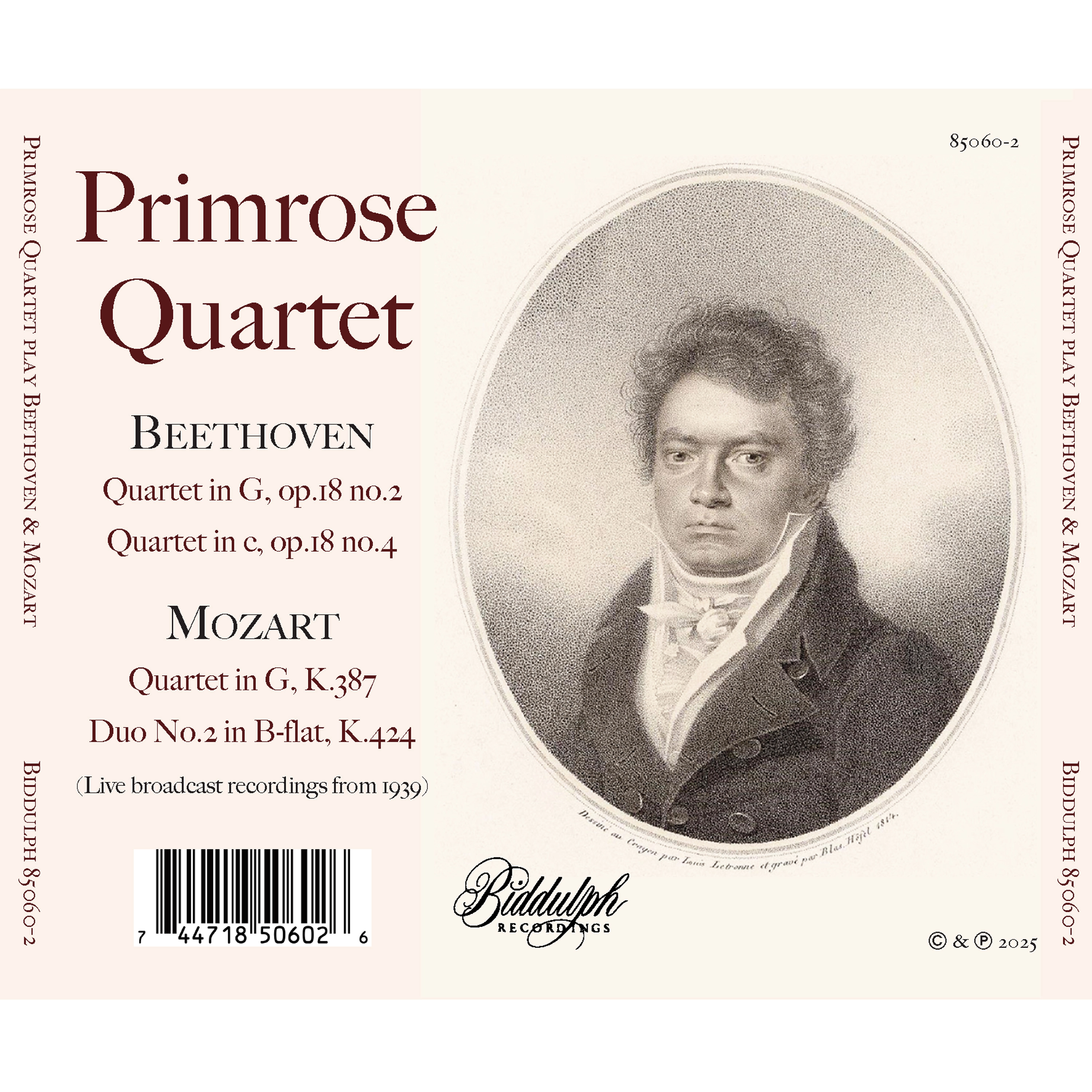 Primrose Quartet play Beethoven & Mozart