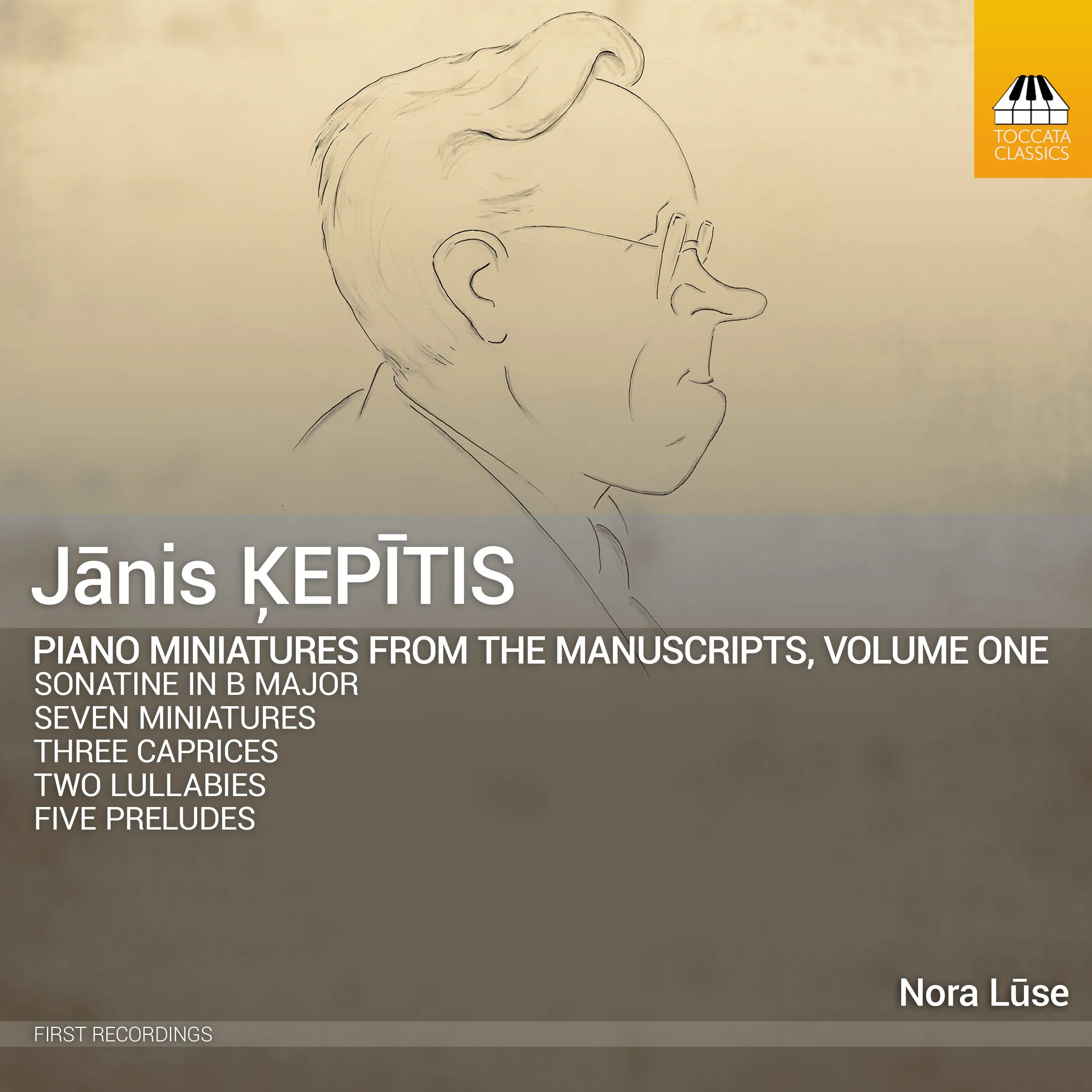 Jānis Ķepītis: Piano Miniatures from the Manuscripts,  Vol. 1