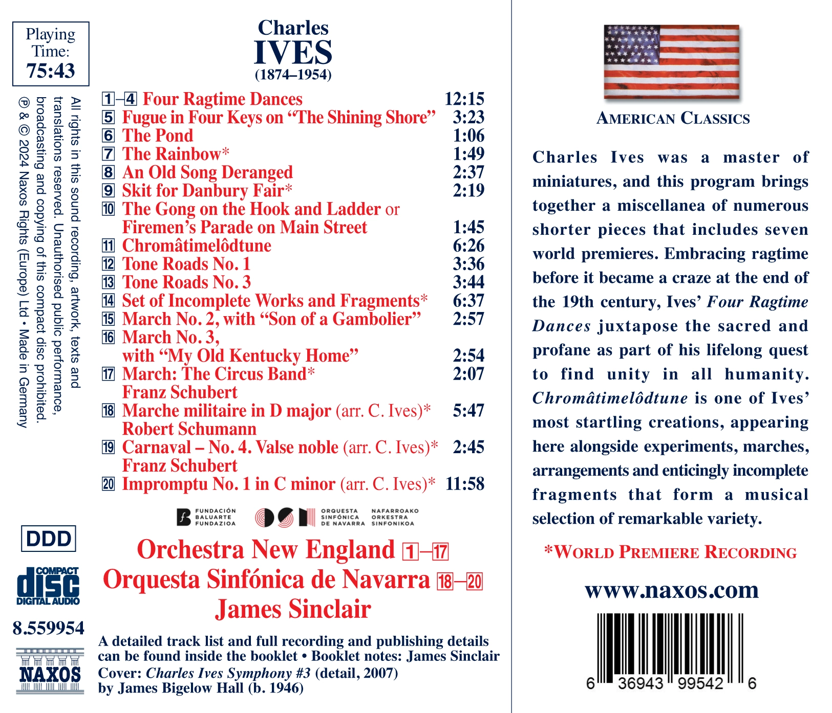 Ives: Orchestral Works
