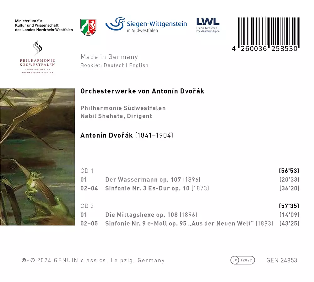 Orchesterwerke von Antonín Dvořák
