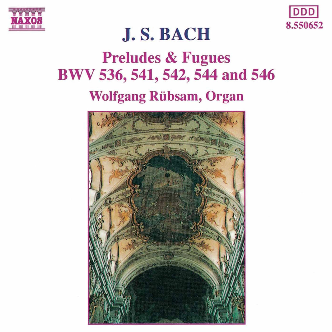 Bach, J.S.: Preludes and Fugues Bwv 536, 541, 542, 544, 546