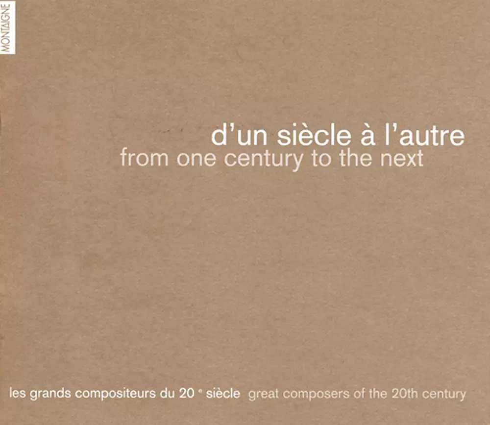 D'un siecle a l'autre