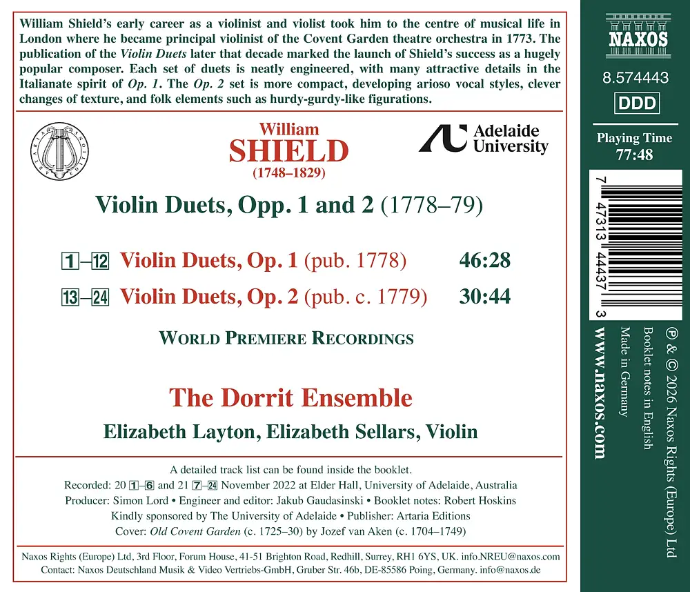 Shield: Complete Chamber Works, Vol. 3
