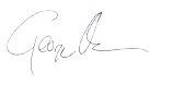 George signature