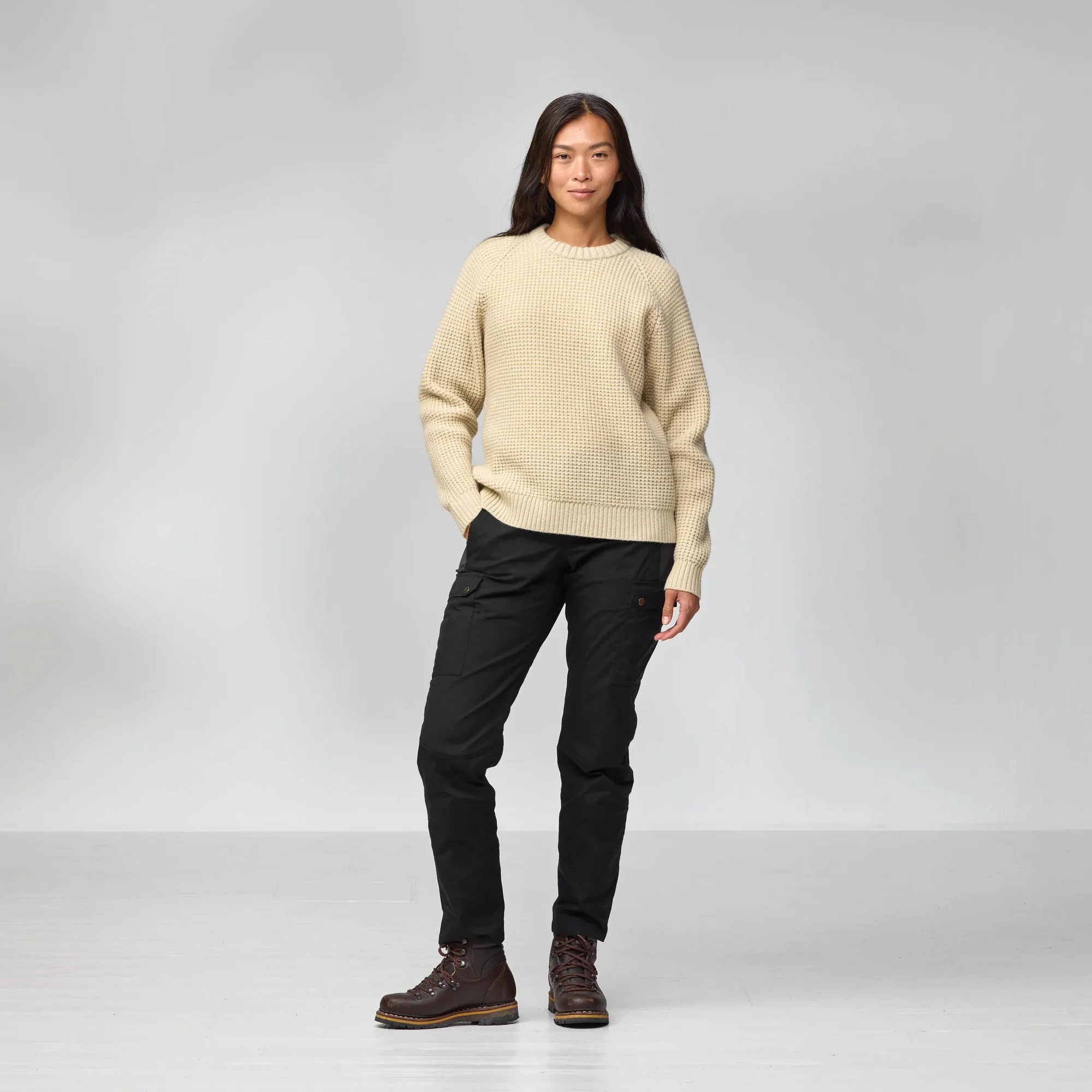 FJÄLLRÄVEN  Övik Waffle Knit W - 8