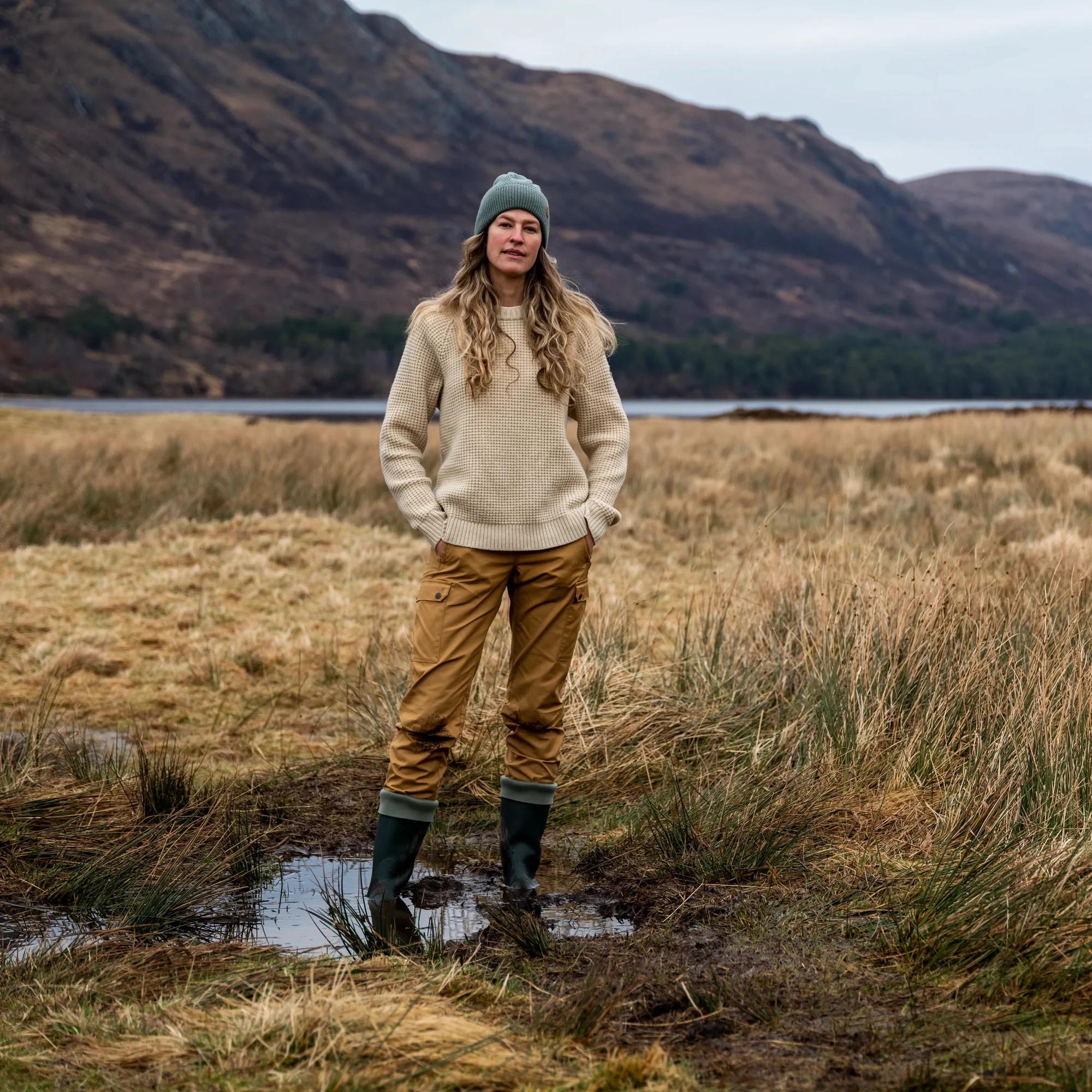 FJÄLLRÄVEN  Övik Waffle Knit W - 4
