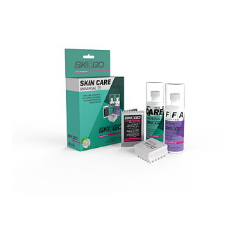 Skigo Skin Kit: Skin Liquid + Wax + Clean + Brush