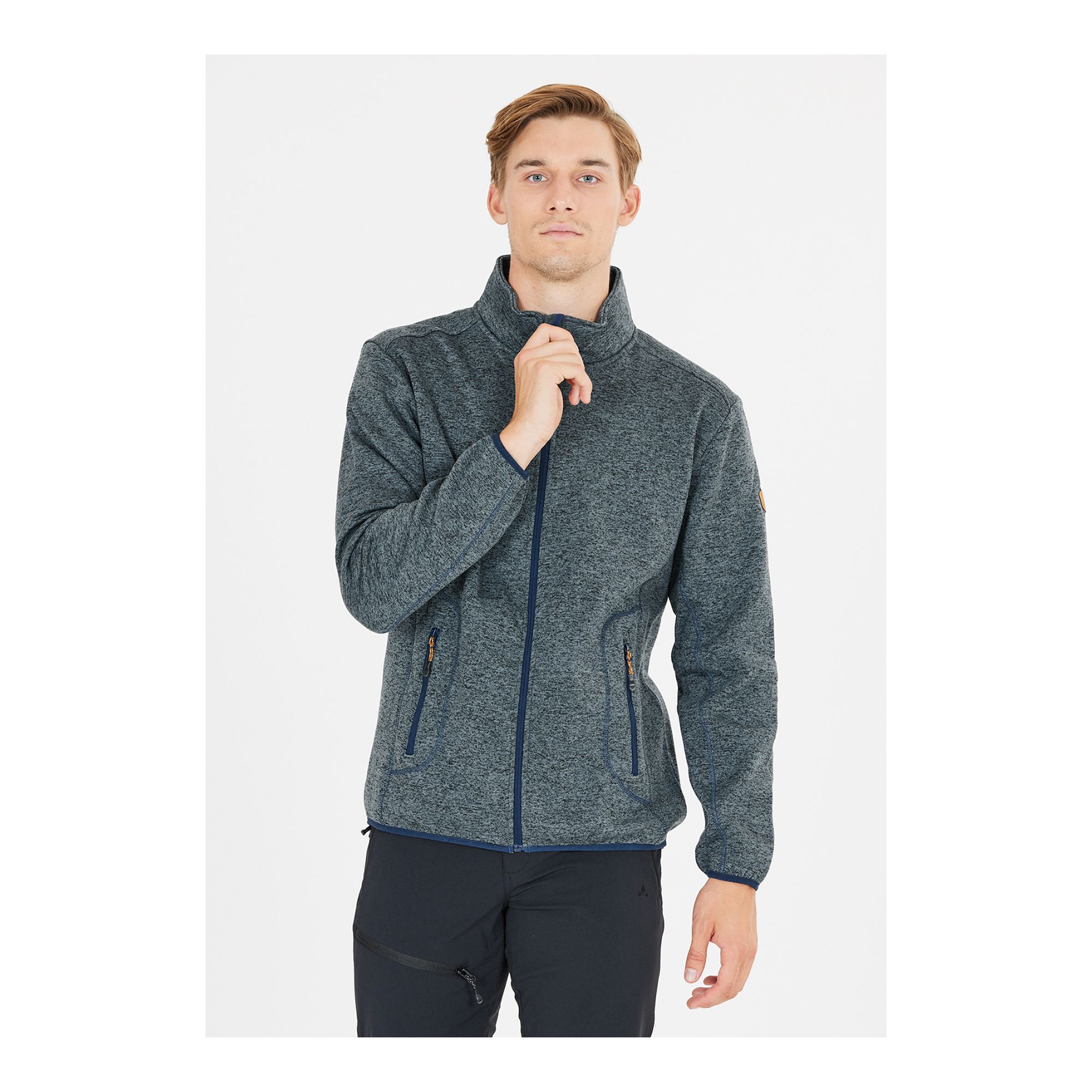 Whistler Sampton M Melange Fleece Jacket Fleecetröja - 3