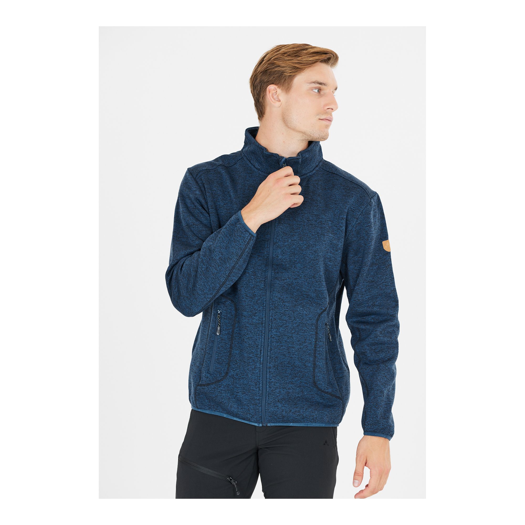 Whistler Sampton M Melange Fleece Jacket Fleecetröja - 6