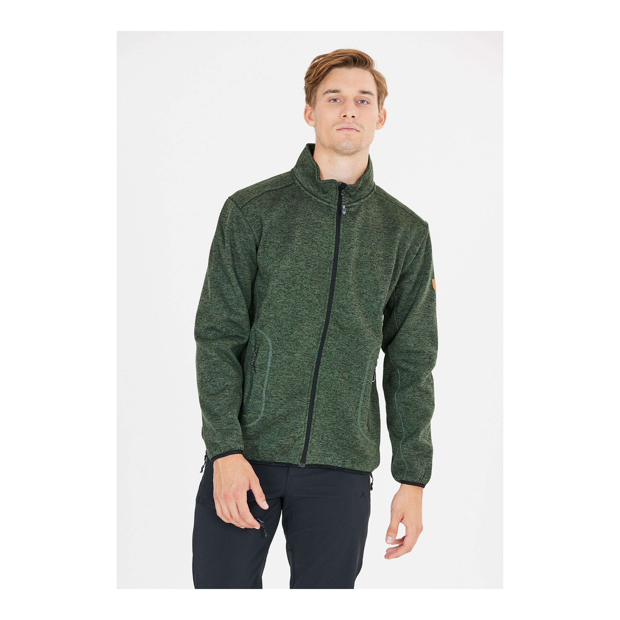 Whistler Sampton M Melange Fleece Jacket Fleecetröja - 10