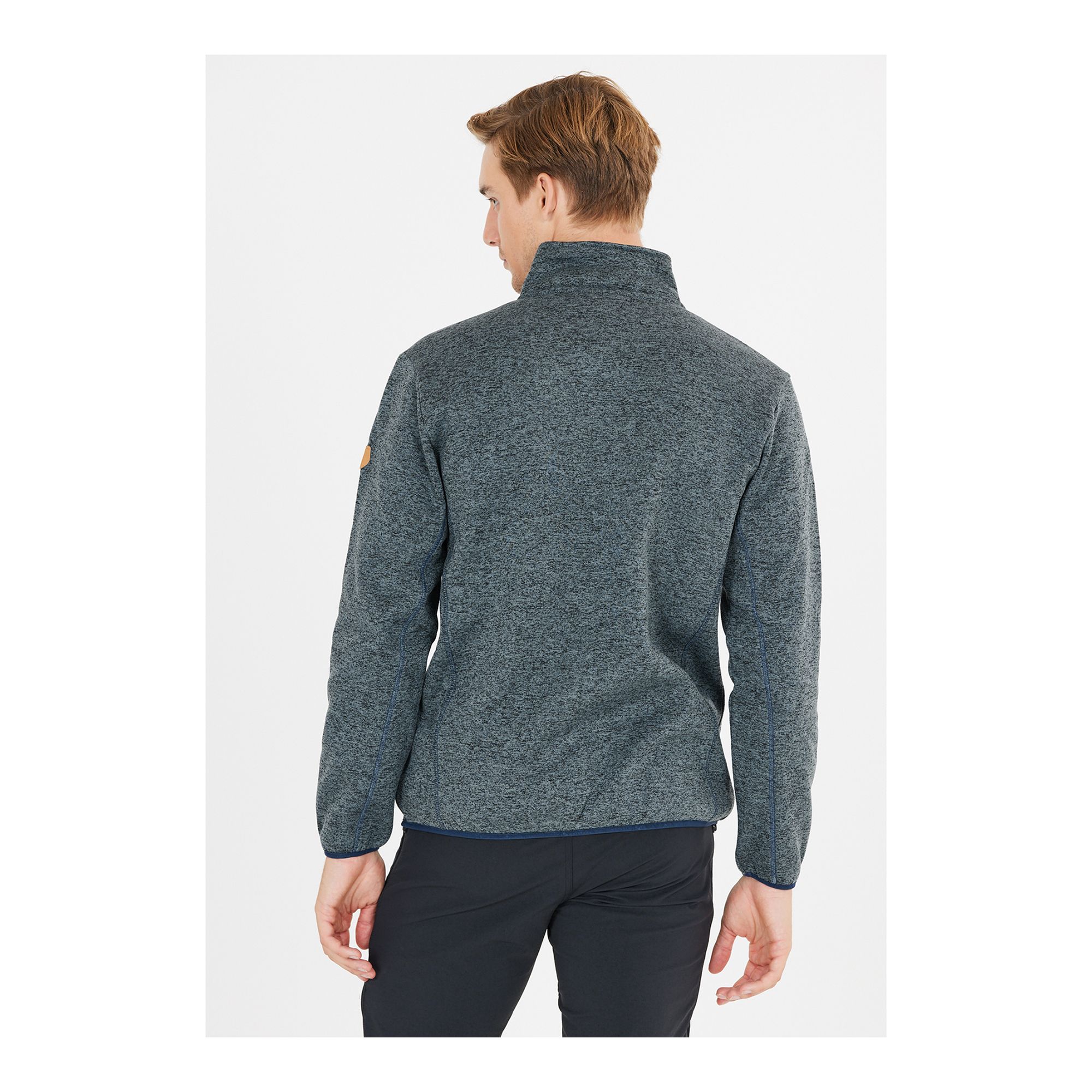 Whistler Sampton M Melange Fleece Jacket Fleecetröja - 4