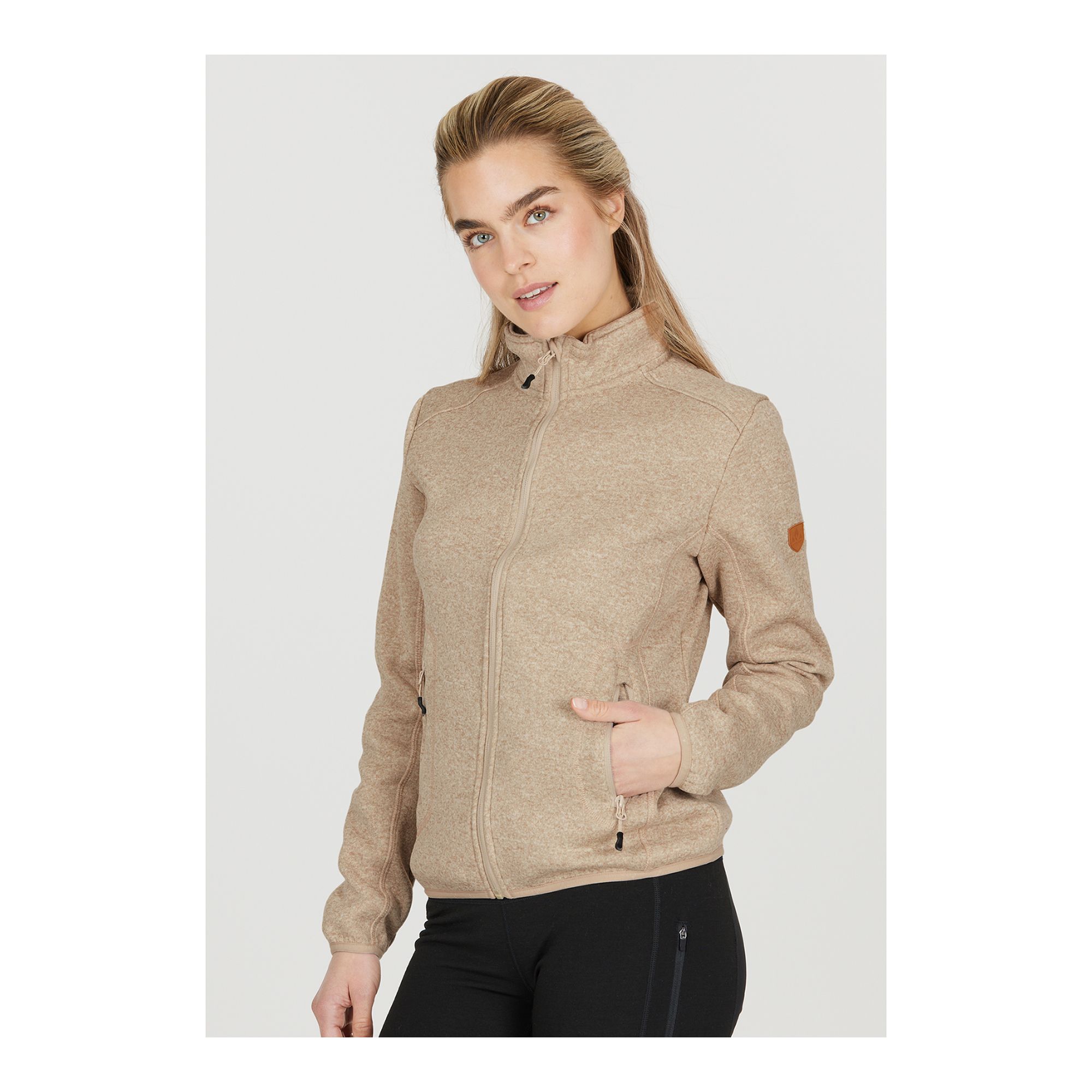 Whistler Samani W Melange Fleece Jacket Fleecetröja - 11