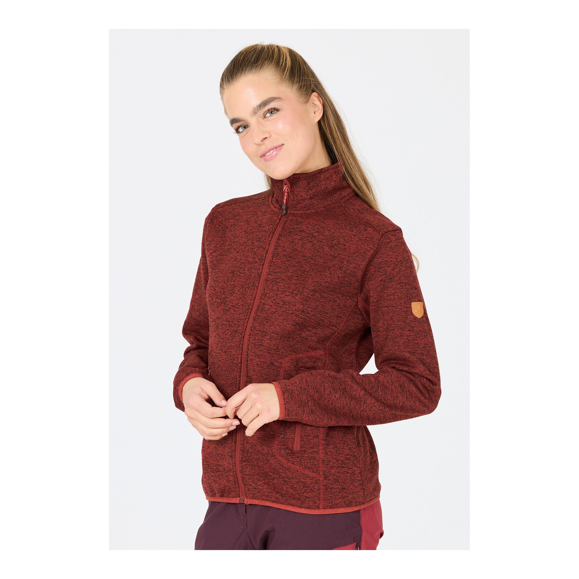 Whistler Samani W Melange Fleece Jacket Fleecetröja - 14