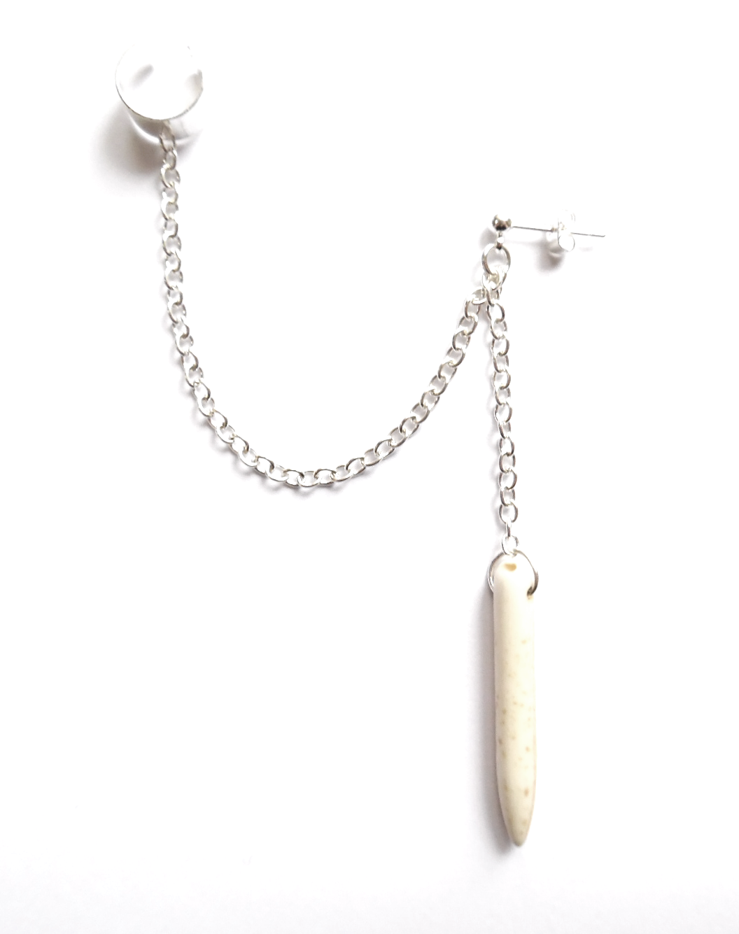 Ear cuff med spike