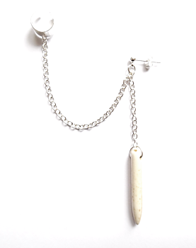 Ear cuff med spike