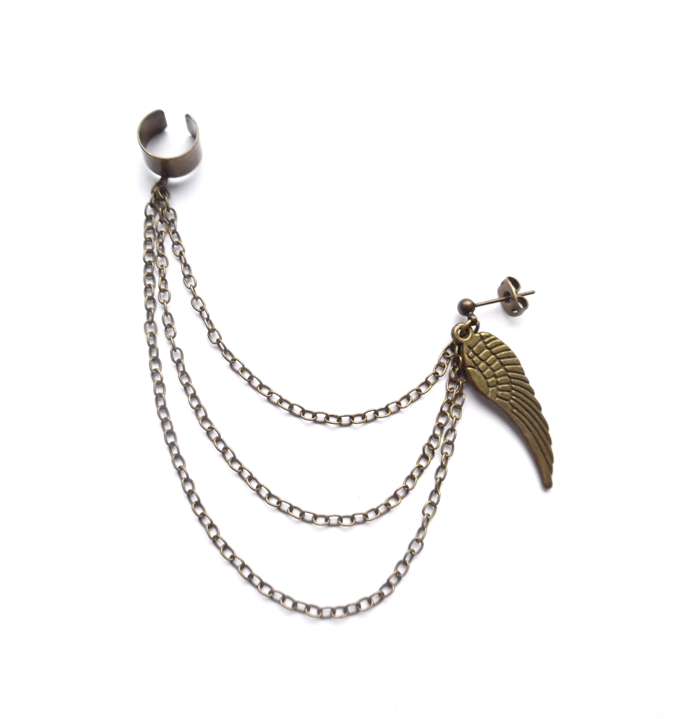 Ear cuff med kedja