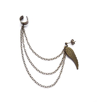 Ear cuff med kedja