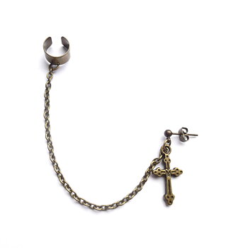 Ear cuff med kedja