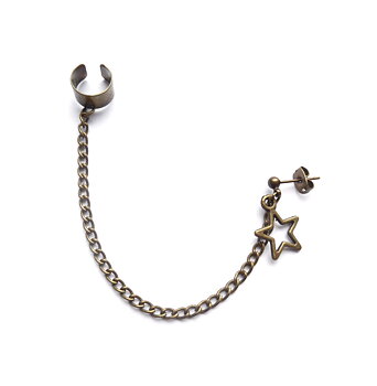 Ear cuff med kedja