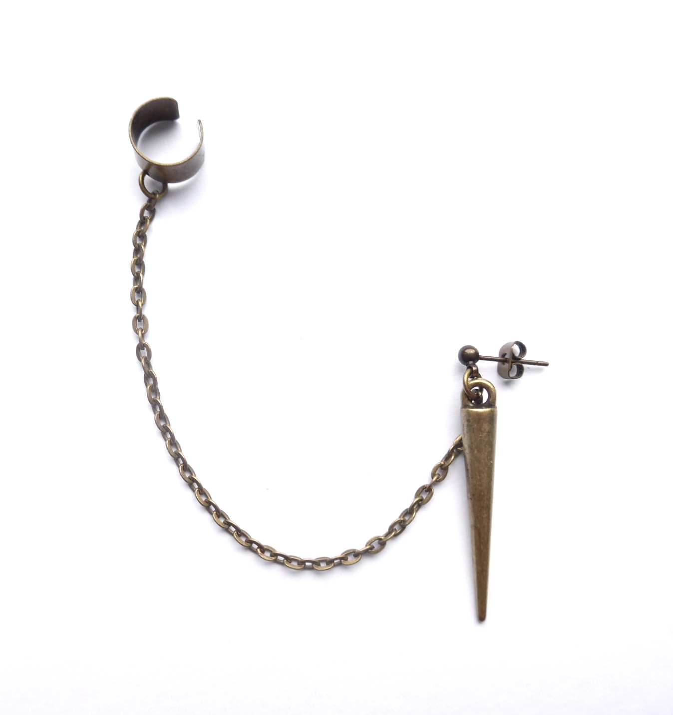 Ear cuff med kedja