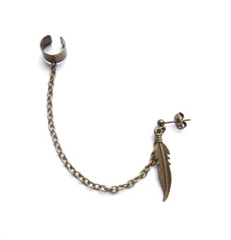 Ear cuff med kedja