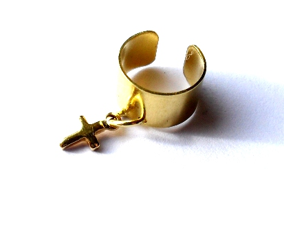 Ear cuff med kors