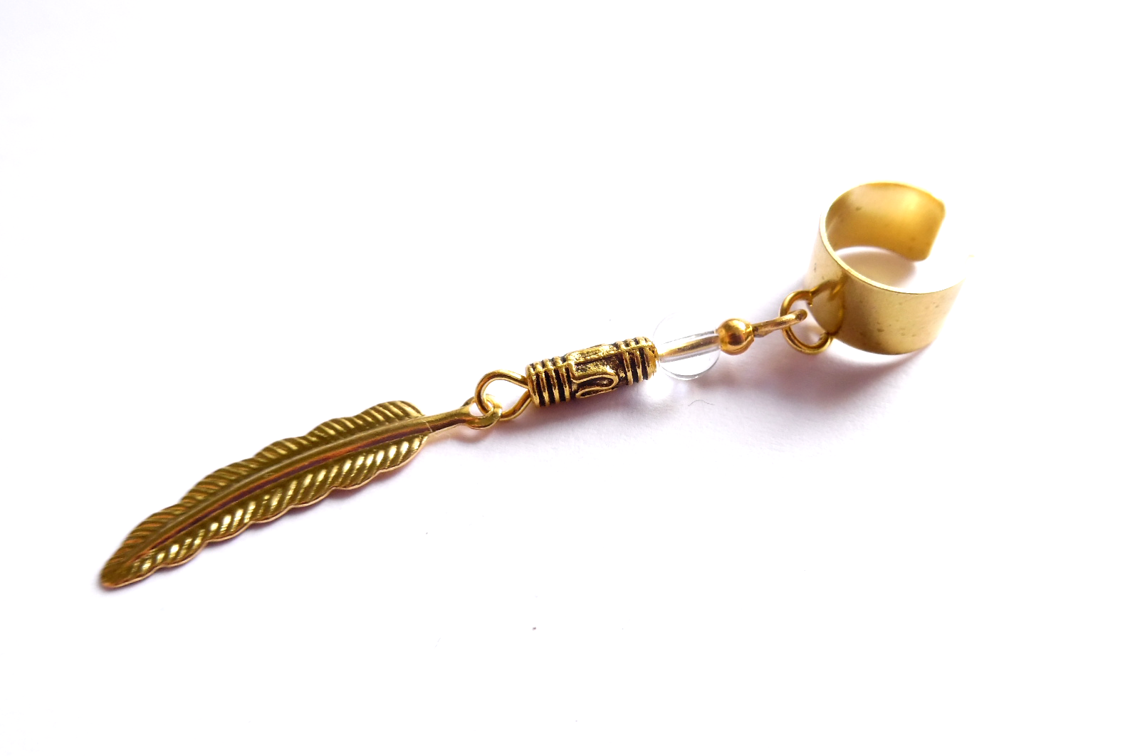 Ear cuff med bergkristall