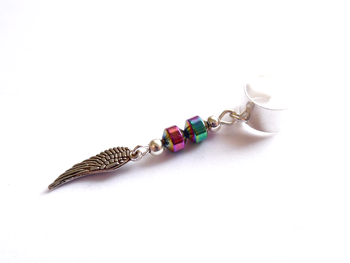 Ear cuff med hematit