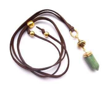 Halsband med aventurin