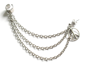 Ear cuff med kedja