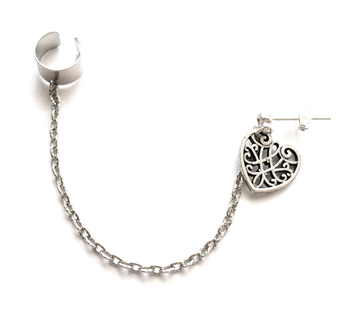 Ear cuff med kedja