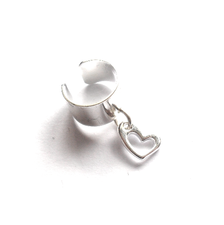 Ear cuff med hjärta