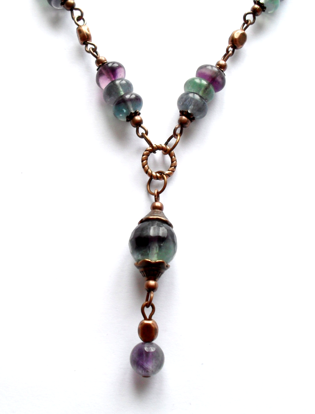 Halsband med fluorit - 2