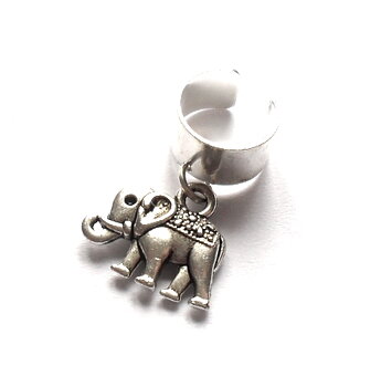 Ear cuff med elefant