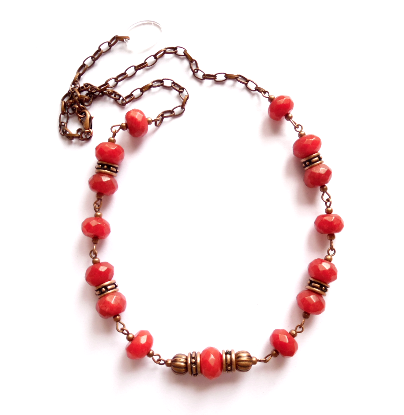 Lady of the Lake - Halsband med röd agat