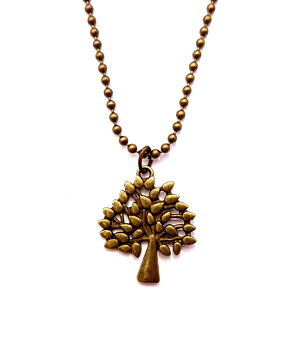 Halsband med träd