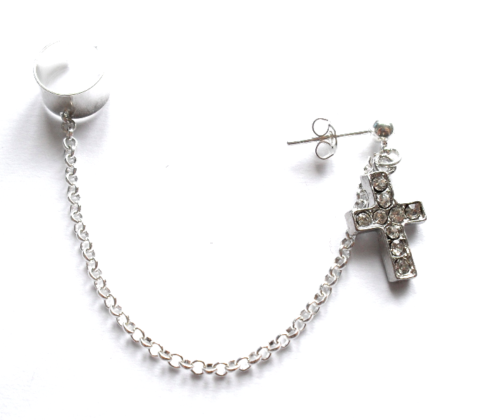 Ear cuff med kedja