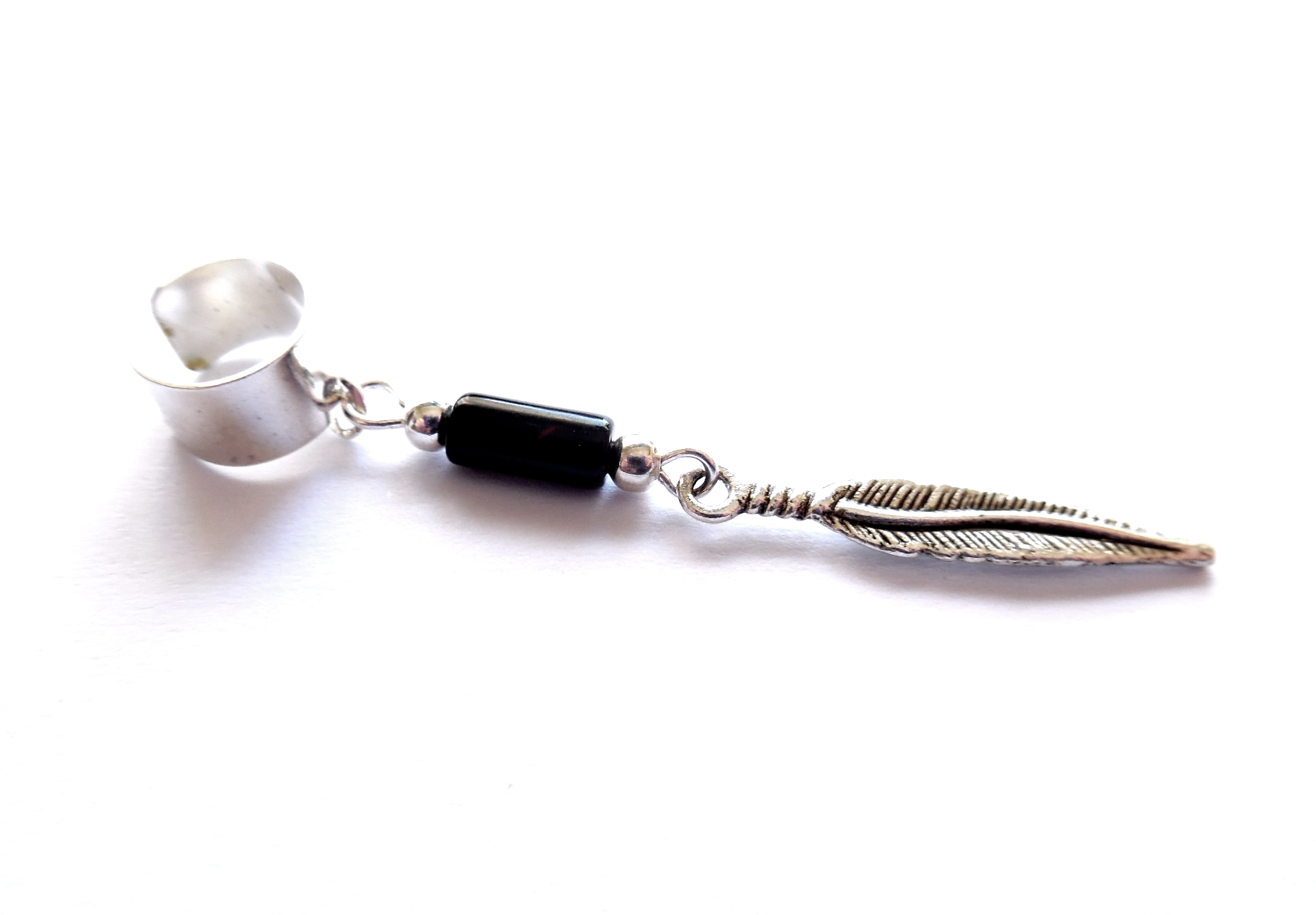 Ear cuff med onyx